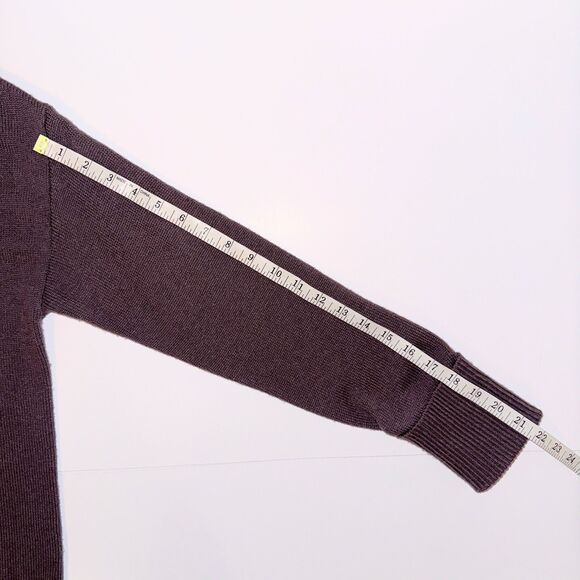 Paige Raundi Cutout Shoulder Sweater Truffle Taupe Wool Knit Turtleneck sz S EUC - Picture 10 of 14